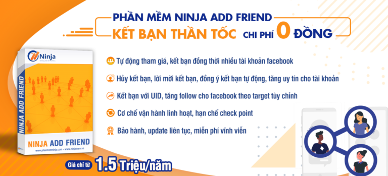 phần mềm ninja add friend