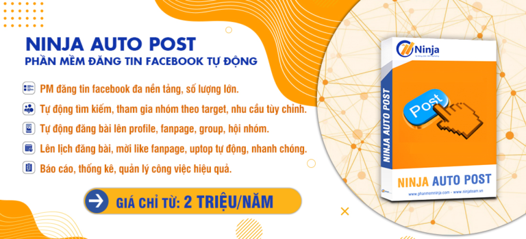 Phần mềm đăng tin facebook - Ninja Auto Post