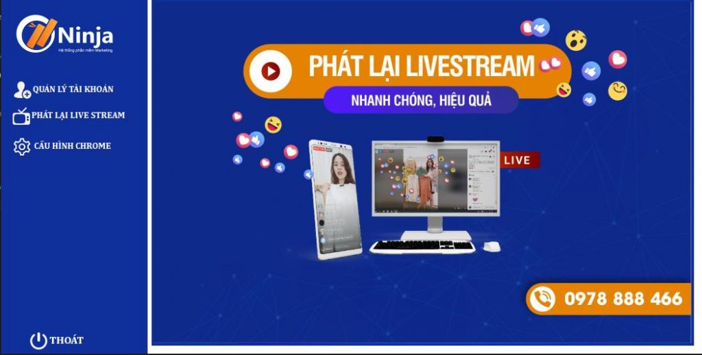 phần mềm phát lại livestream miễn phí