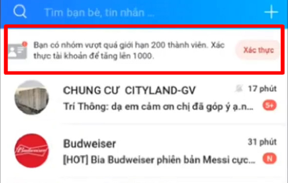 tạo nhóm zalo trên 200 người 2021