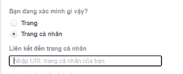 dấu tích xanh fb