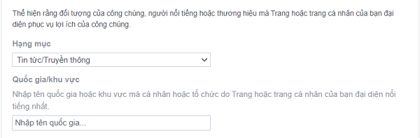 dấu tích xanh fb