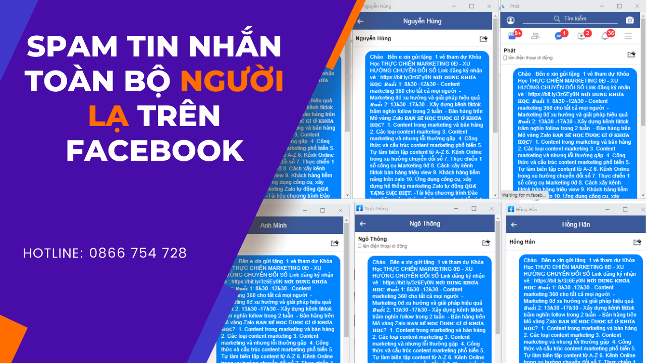 phần mềm spam tin nhắn facebook