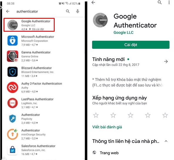 Bảo mật facebook bằng google authencatitor