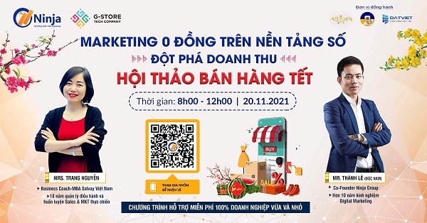 Marketing 0 đồng trên nền tảng số- Đột pha doanh số bán hàng Tết