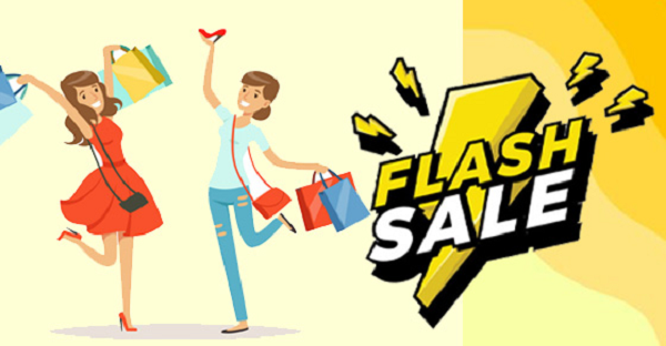 Flash Sale giảm giá chớp nhoáng dễ dàng thu hút sự quan tâm của khách hàng