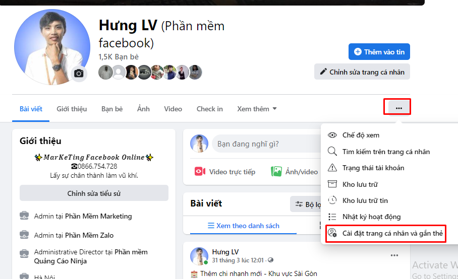 Cách bật hiện lượt theo dõi facebook