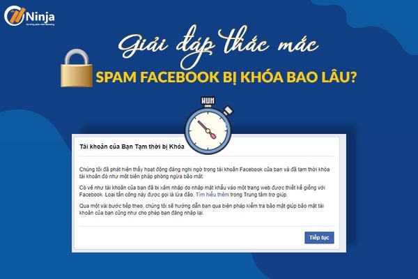 Spam facebook bị khóa trong bao lâu