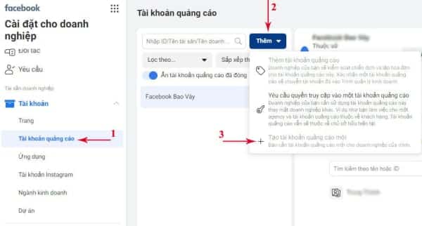 Cách tạo tài khoản quảng cáo doanh nghiệp