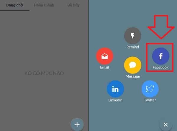 Chọn Facebook