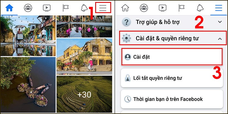 Cách mở/ẩn nút kết bạn Facebook bằng điện thoại