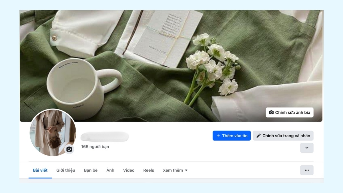 Truy cập trang Facebook